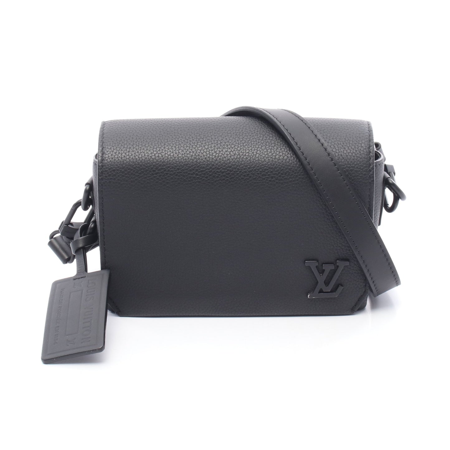 ファストライン ウェアラブル ウォレット LV アエログラム ショルダーバッグ レザー ブラック ルイヴィトン バッグ LOUIS VUITTON