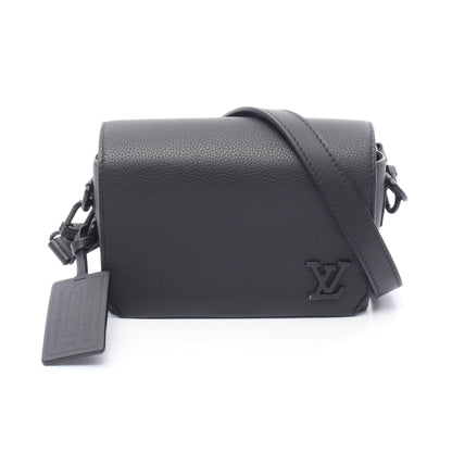 ファストライン ウェアラブル ウォレット LV アエログラム ショルダーバッグ レザー ブラック ルイヴィトン バッグ LOUIS VUITTON