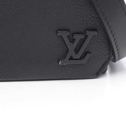 ファストライン ウェアラブル ウォレット LV アエログラム ショルダーバッグ レザー ブラック ルイヴィトン バッグ LOUIS VUITTON