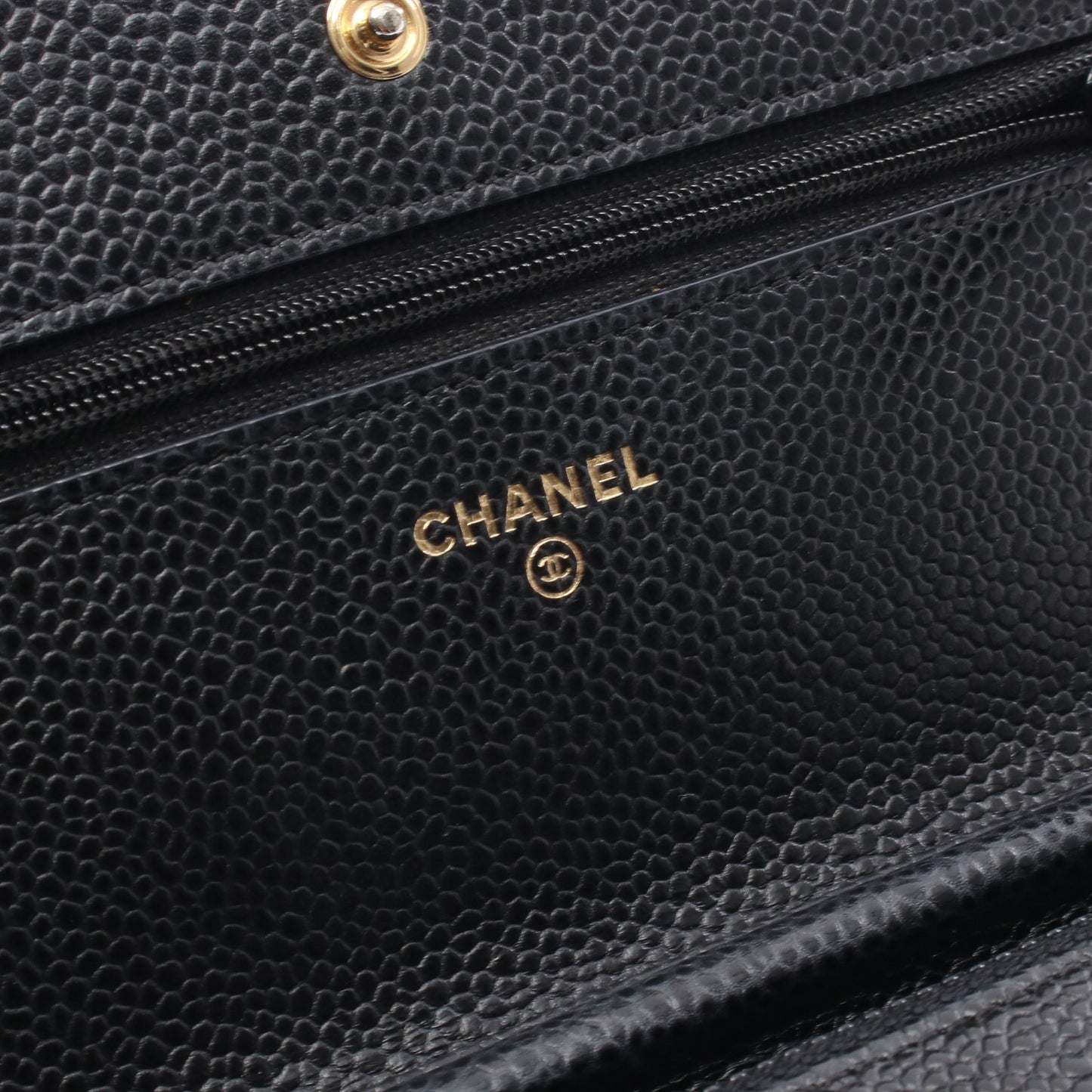 マトラッセ チェーンウォレット キャビアスキン ブラック ゴールド金具 シャネル バッグ CHANEL