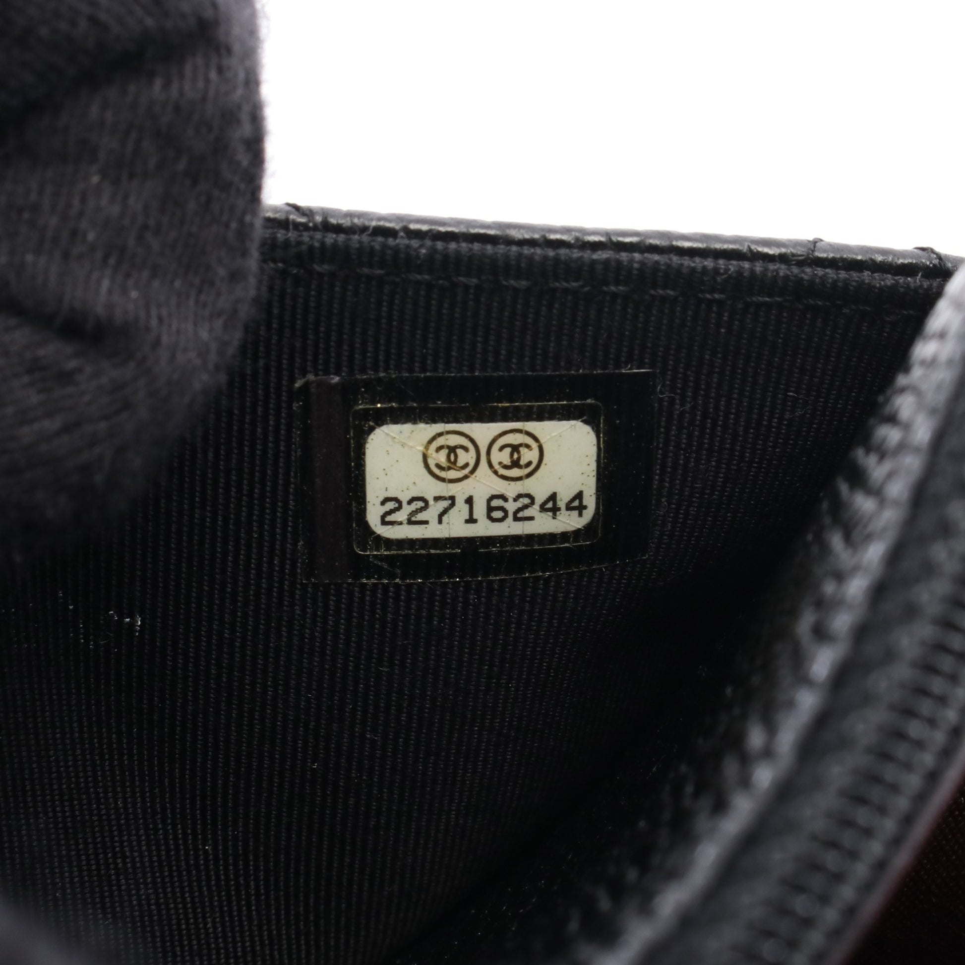 マトラッセ チェーンウォレット キャビアスキン ブラック ゴールド金具 シャネル バッグ CHANEL