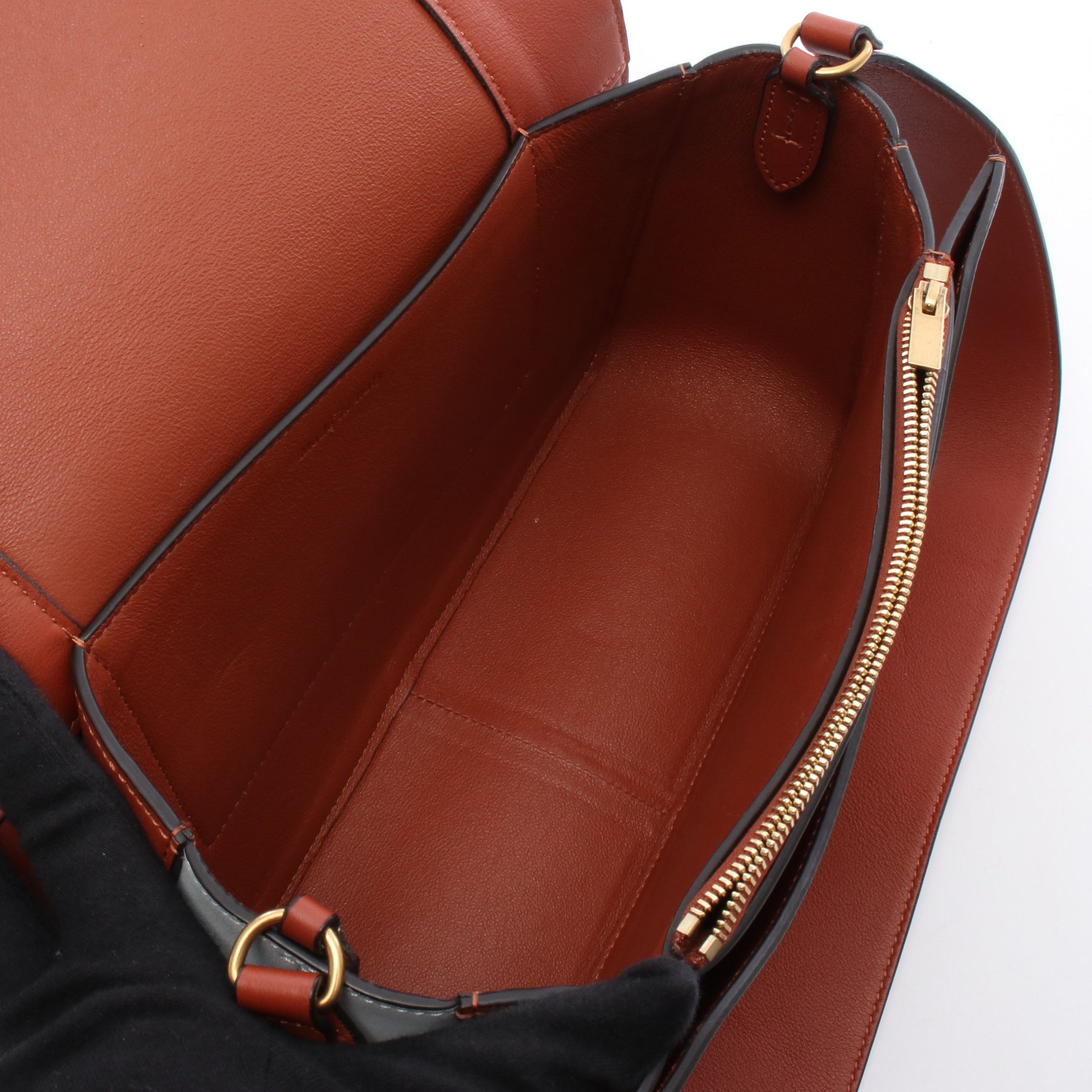 フレーム ミディアム ショルダーバッグ レザー ライトブルー ブラウン セリーヌ バッグ CELINE