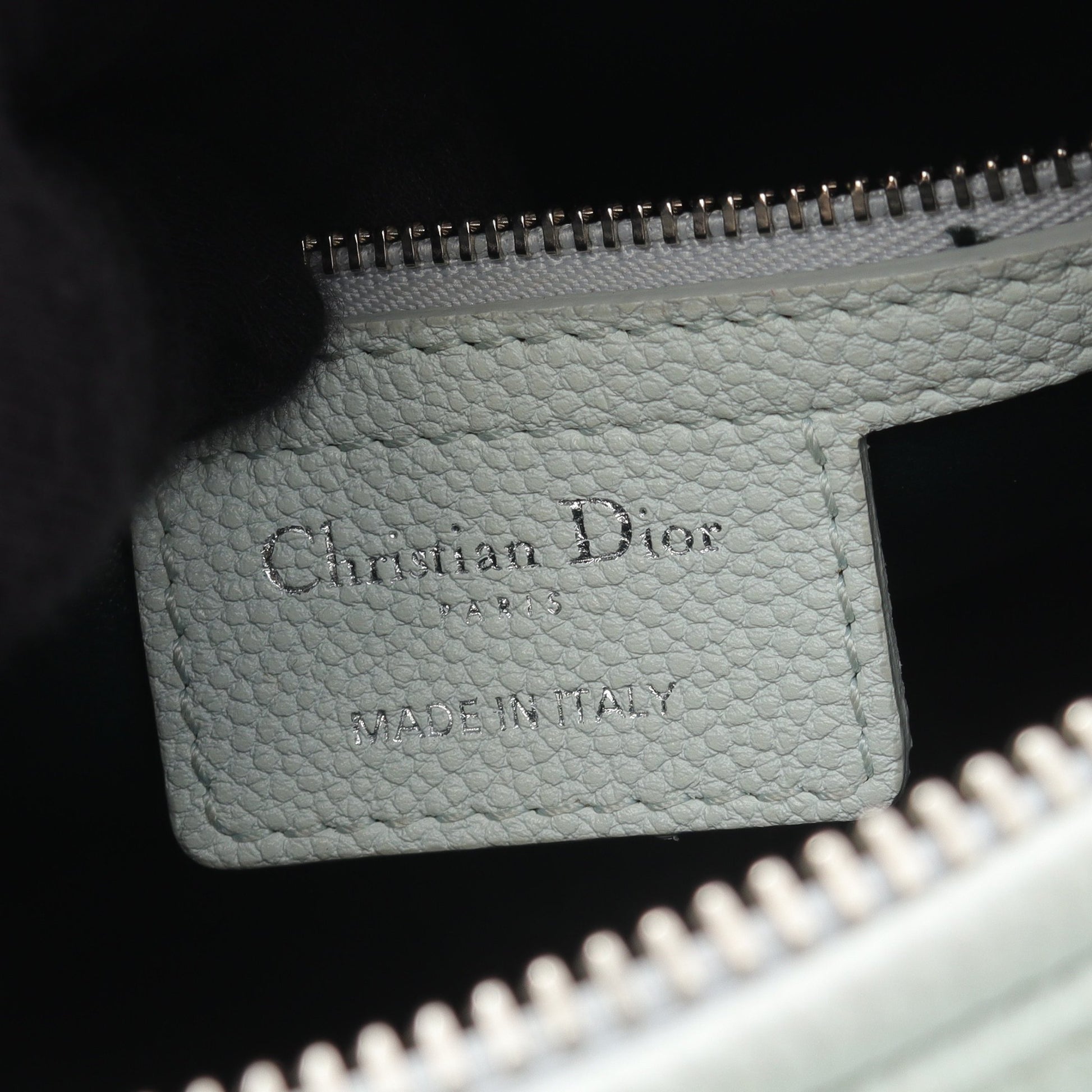 LADY DIOR レディディオール カナージュ ハンドバッグ レザー ライトブルー 2WAY クリスチャンディオール バッグ Christian Dior