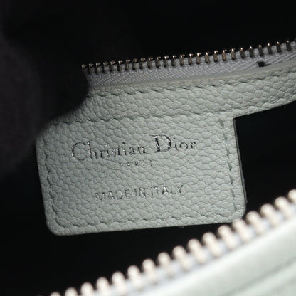 LADY DIOR レディディオール カナージュ ハンドバッグ レザー ライトブルー 2WAY クリスチャンディオール バッグ Christian Dior