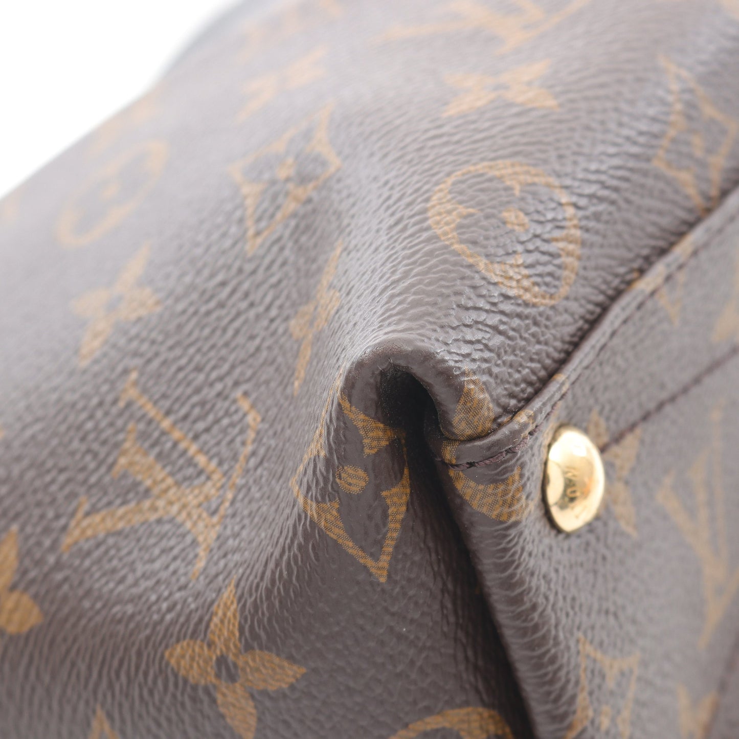 VトートBB モノグラム ハンドバッグ PVC レザー ブラウン ブラック 2WAY ルイヴィトン バッグ LOUIS VUITTON