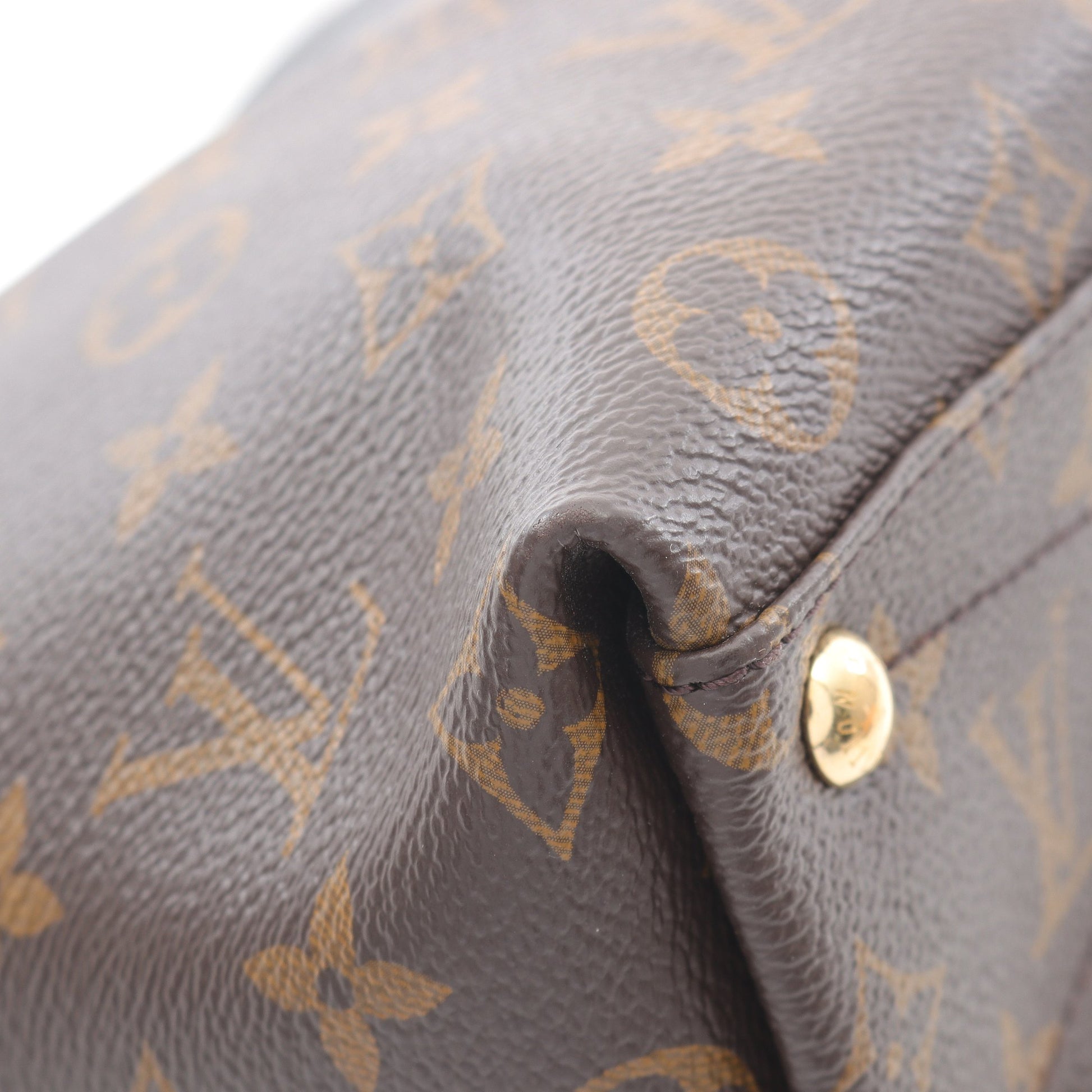 VトートBB モノグラム ハンドバッグ PVC レザー ブラウン ブラック 2WAY ルイヴィトン バッグ LOUIS VUITTON