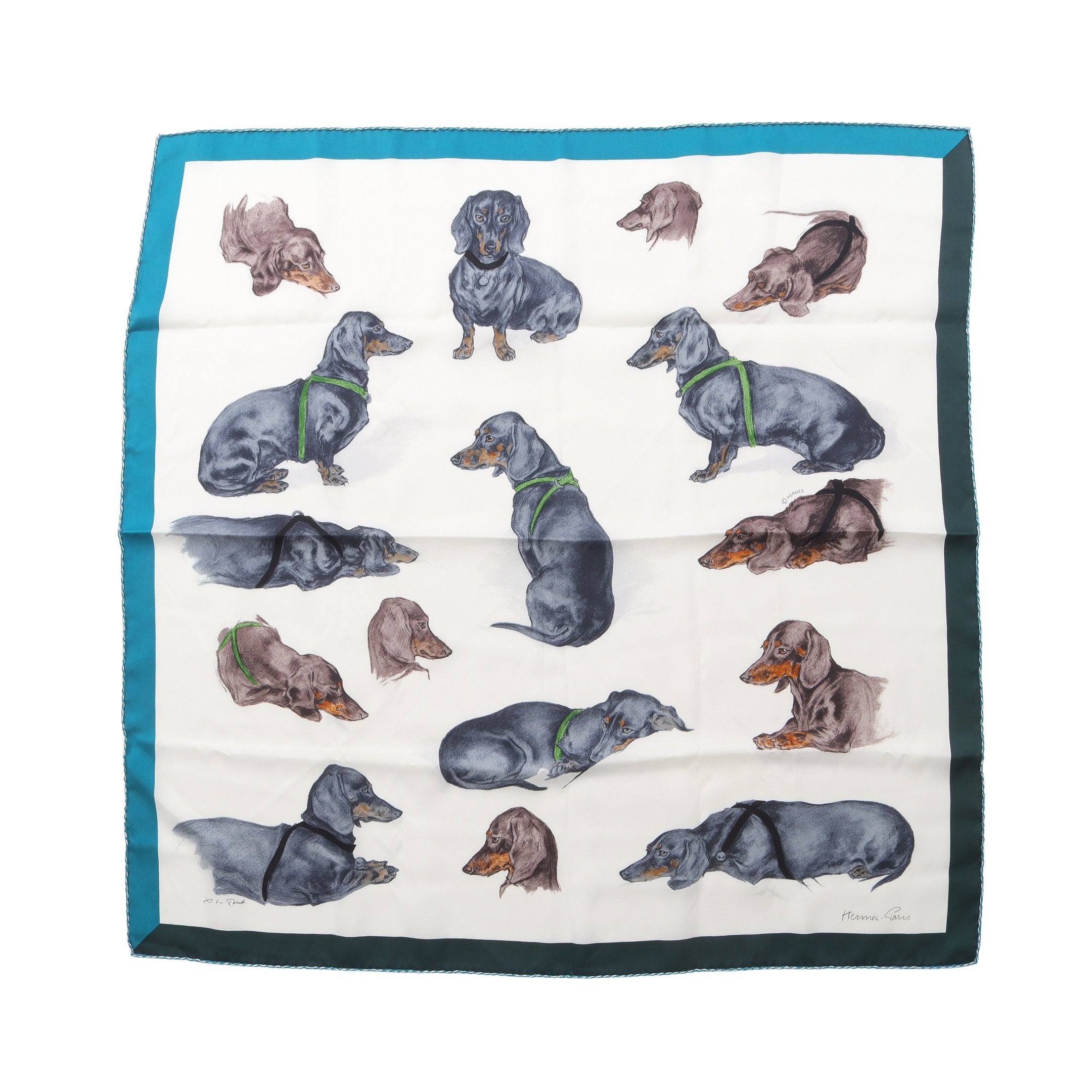 エルメスカレ70 バセットハウンドダックスフント