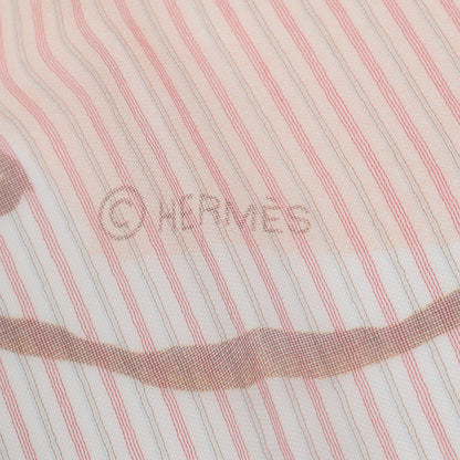 カレ70 CHOREGRAPHIE EQUESTRE スカーフ シルク ブラウン オレンジ マルチカラー エルメス 財布・小物 HERMES