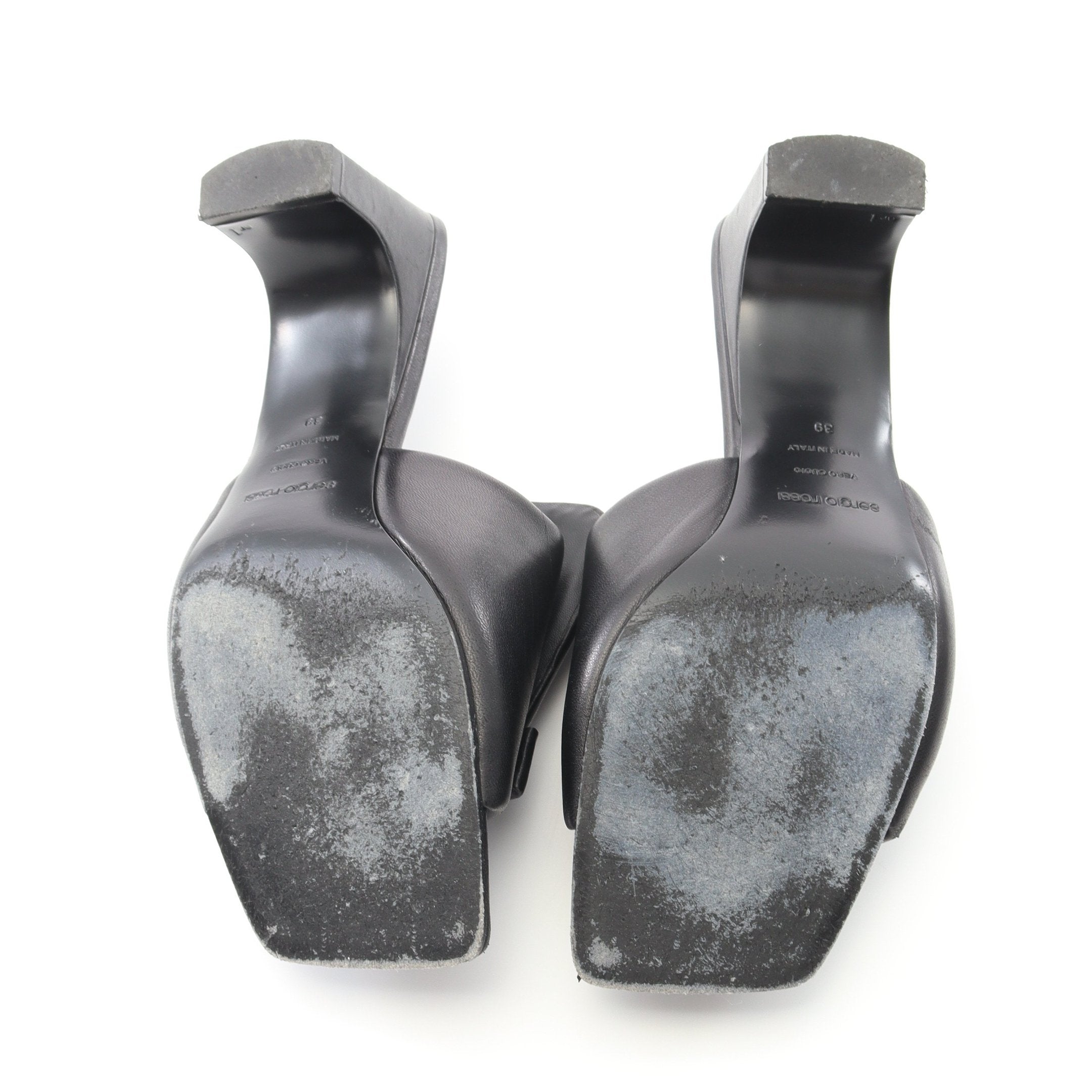 sergio rossi　セルジオロッシ　sr1　ミュール　サンダル　レザー Sergio Rossi(セルジオロッシ)｜SR1-SANDAL | Rakuten Fashion(楽天