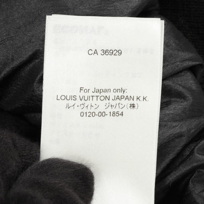 クロップド モノグラム パファジャケット ジャケット ナイロン ブラック 中綿 ルイヴィトン アウター LOUIS VUITTON