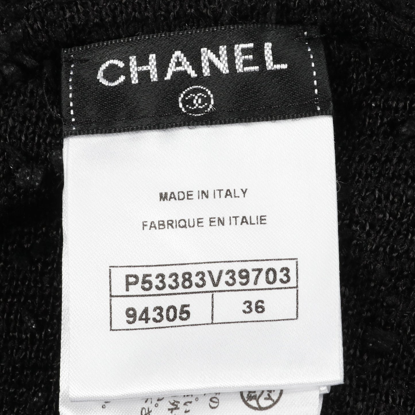 ココマークボタン ツイード ニット ナイロン レーヨン ブラック シャネル トップス CHANEL