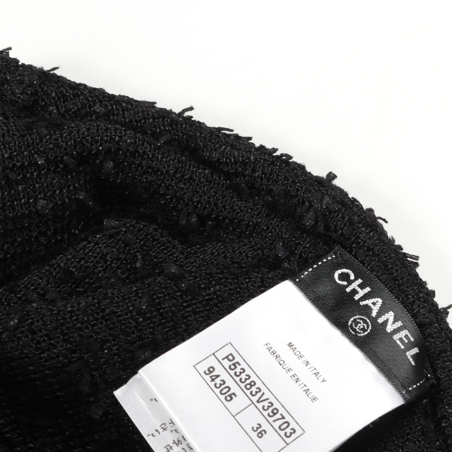 ココマークボタン ツイード ニット ナイロン レーヨン ブラック シャネル トップス CHANEL
