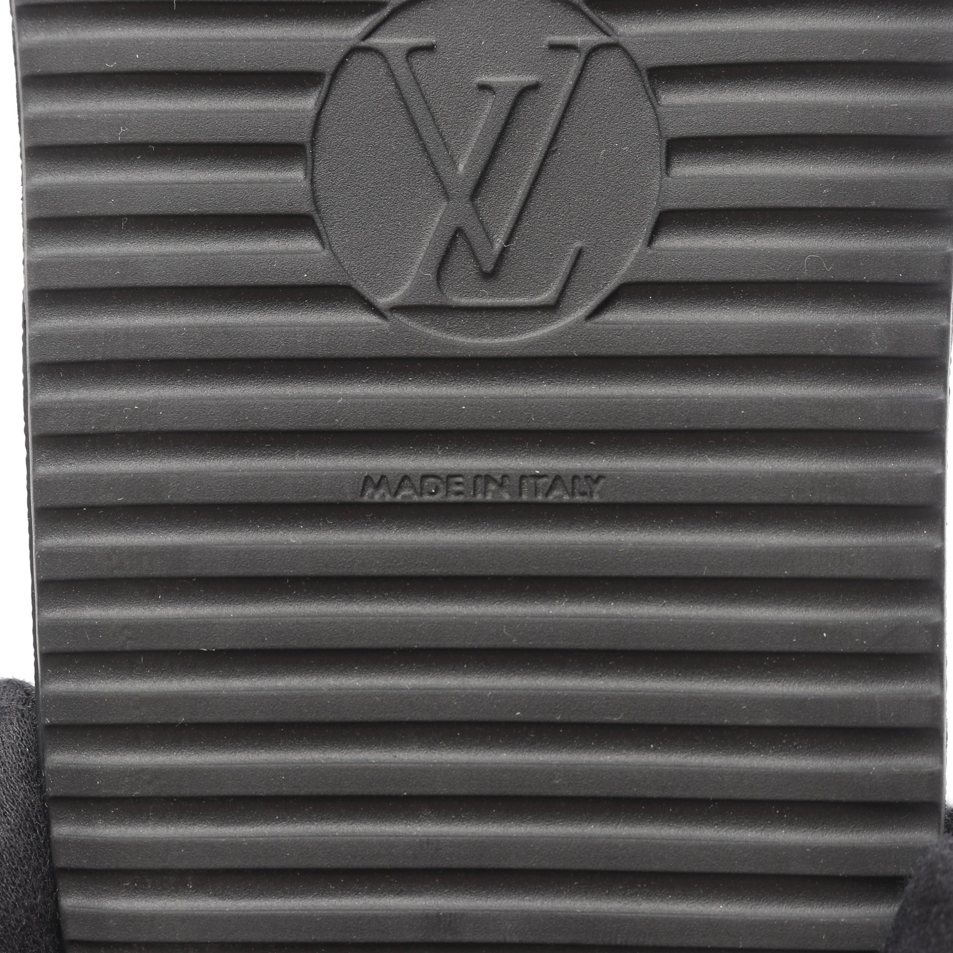 ポーラーライン モノグラム サイドゴアブーツ レザー ラバー PVC ブラック ルイヴィトン シューズ LOUIS VUITTON