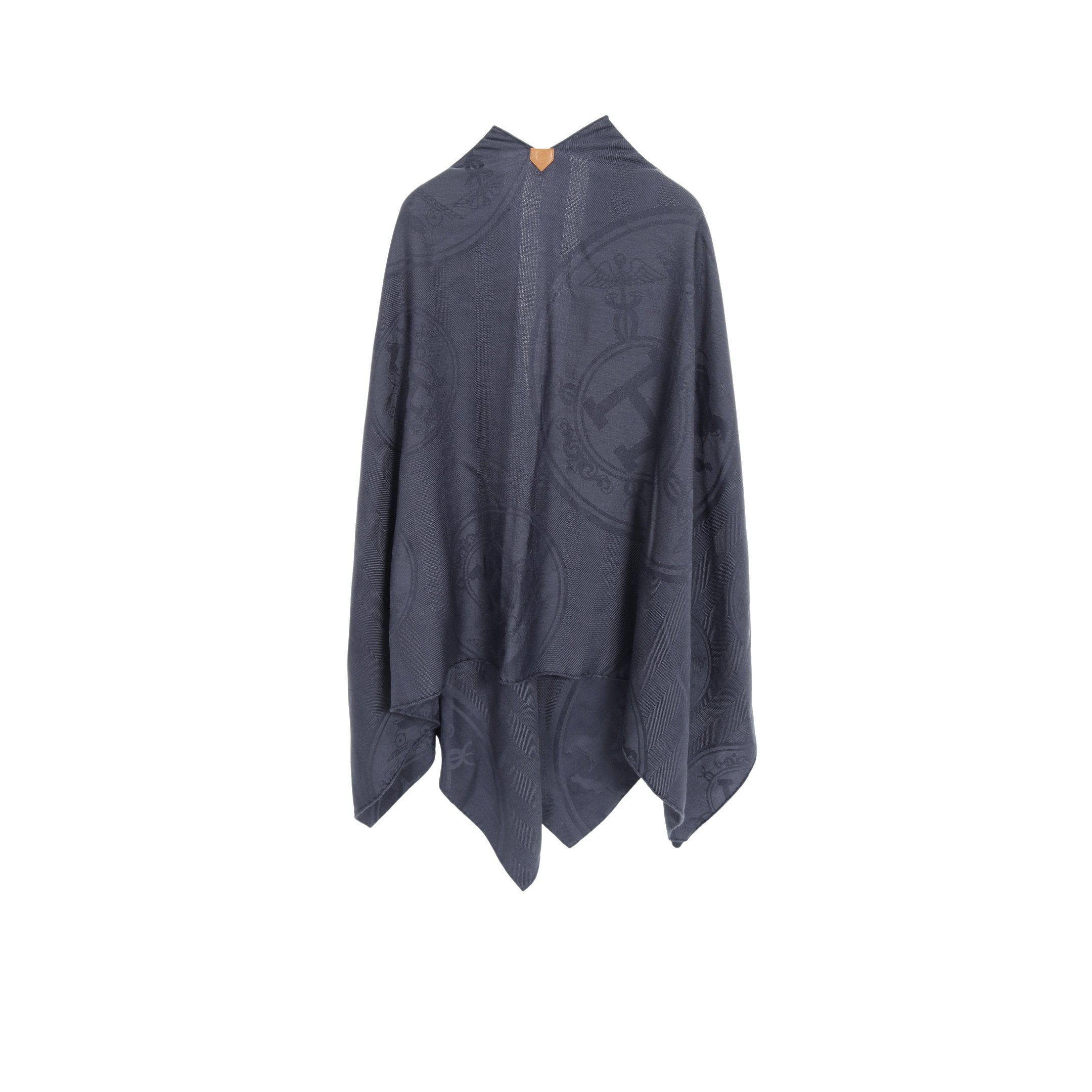 ニューリブリス ポンチョ カシミヤ シルク ネイビー エルメス – RECLO