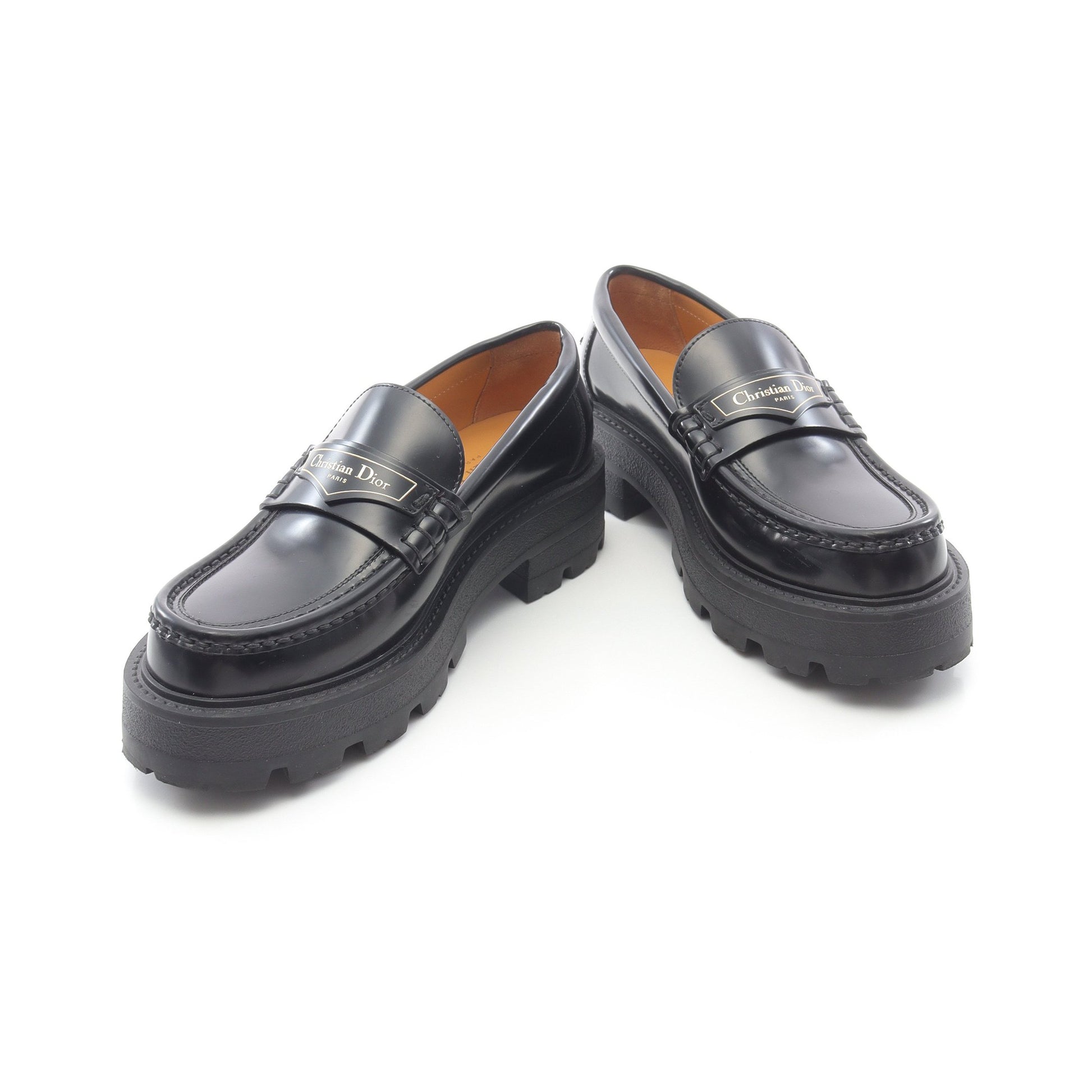 Dior Boy プラットフォーム ローファー レザー ブラック クリスチャンディオール シューズ Christian Dior