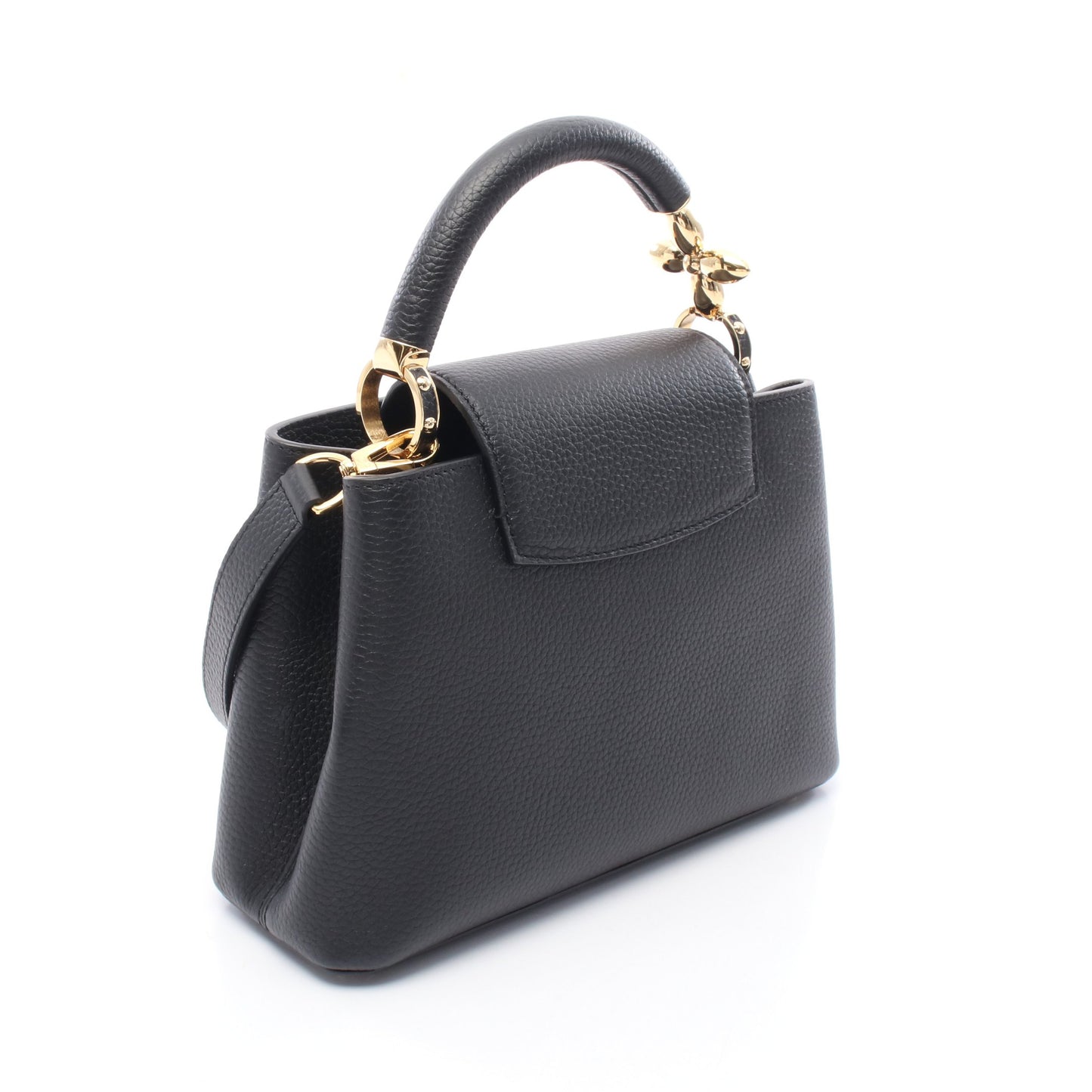 カプシーヌBB パルナセア ハンドバッグ レザー ブラック 2WAY ルイヴィトン バッグ LOUIS VUITTON
