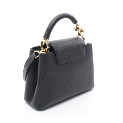 カプシーヌBB パルナセア ハンドバッグ レザー ブラック 2WAY ルイヴィトン バッグ LOUIS VUITTON
