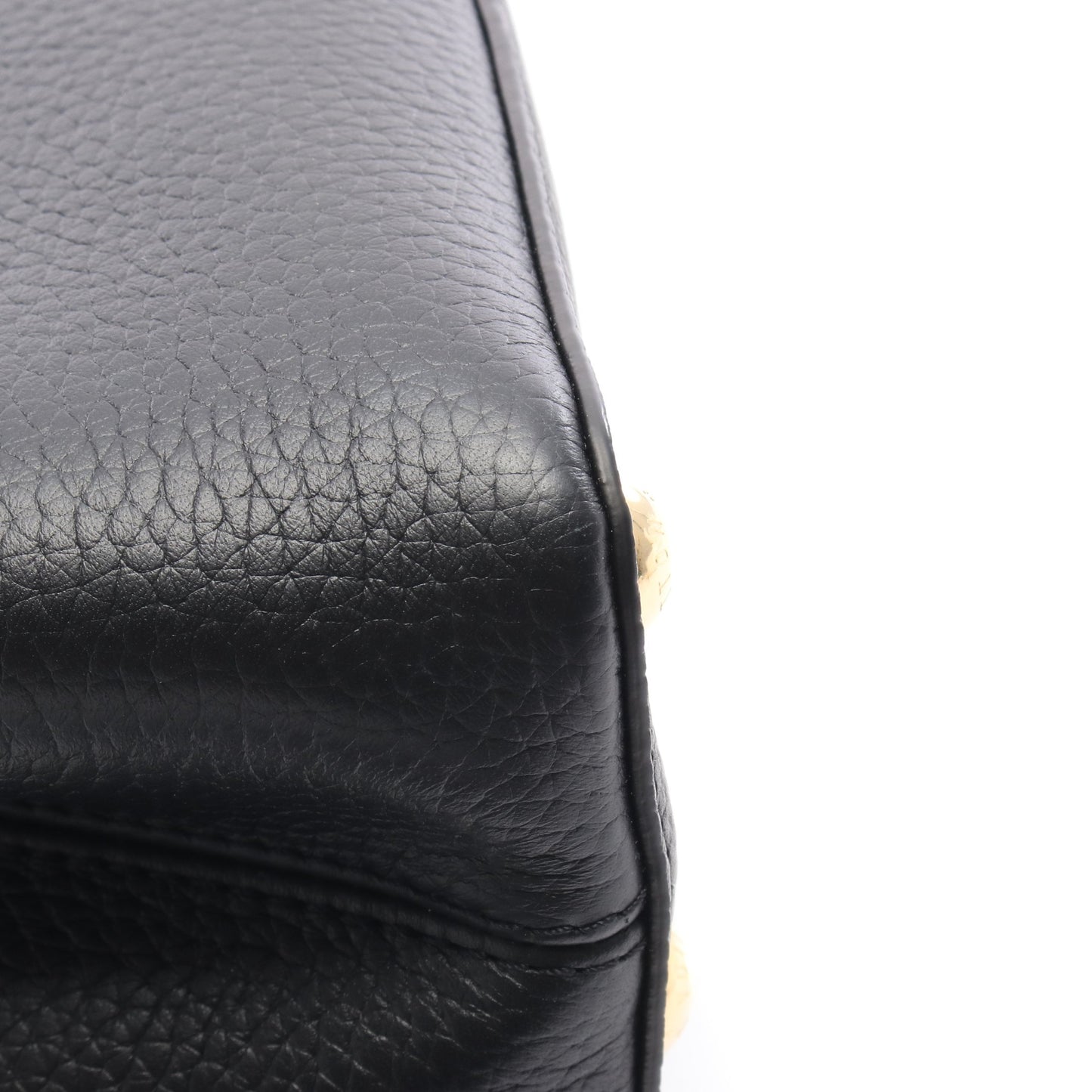 カプシーヌBB パルナセア ハンドバッグ レザー ブラック 2WAY ルイヴィトン バッグ LOUIS VUITTON