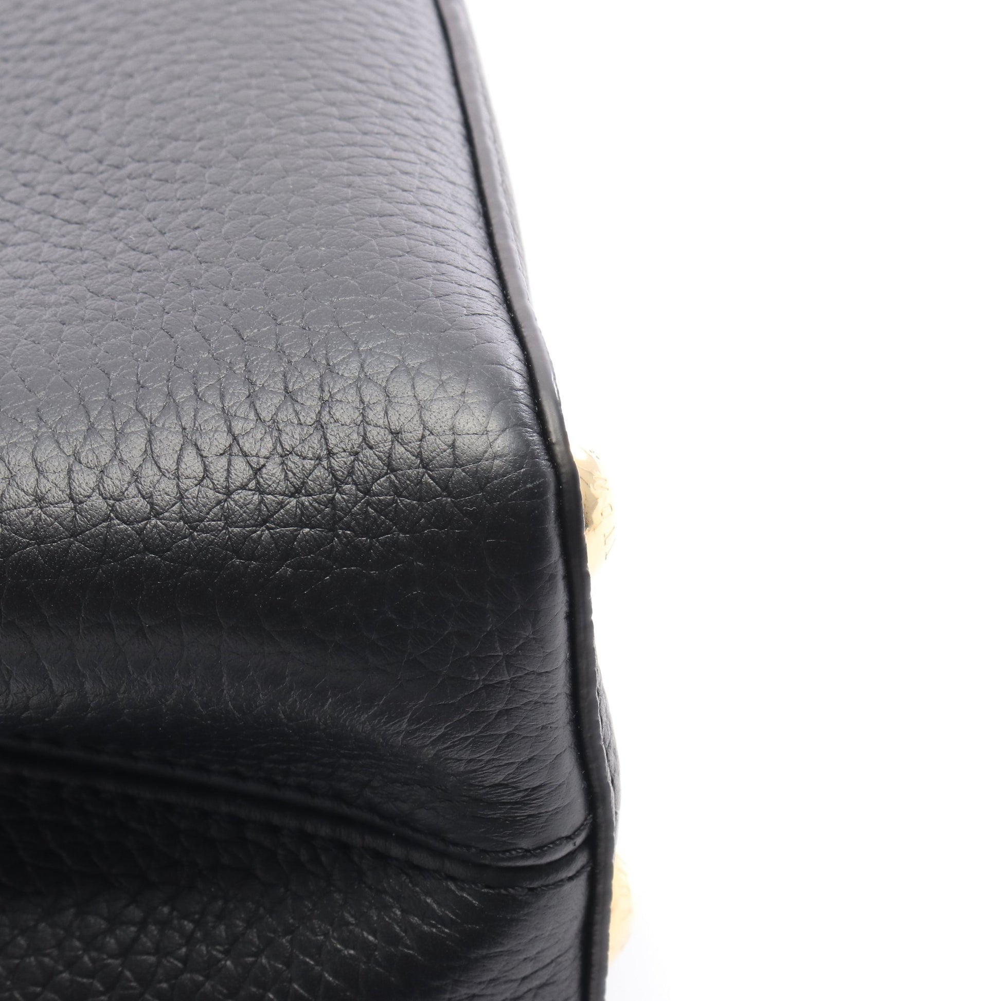 カプシーヌBB パルナセア ハンドバッグ レザー ブラック 2WAY ルイヴィトン バッグ LOUIS VUITTON