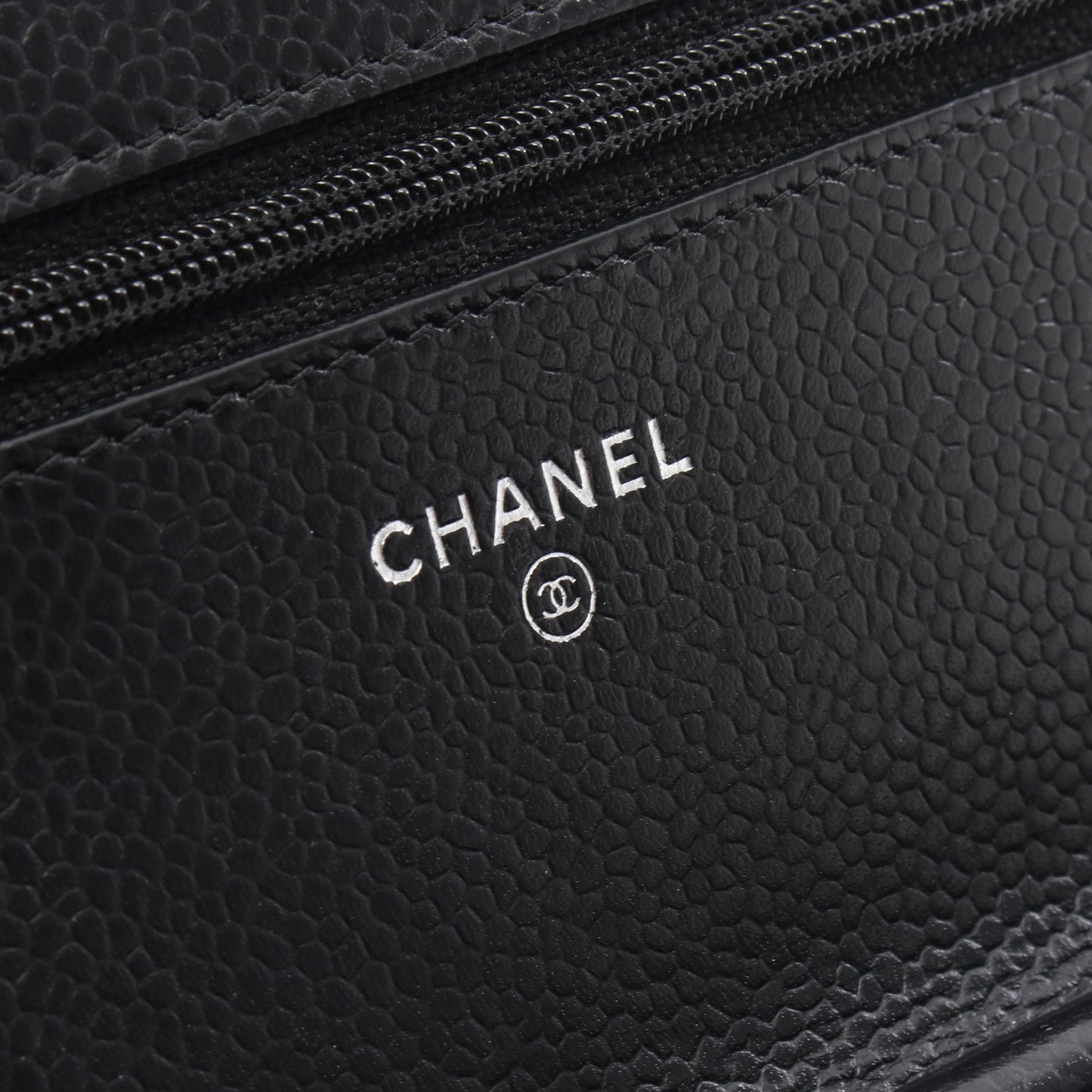 マトラッセ チェーンウォレット キャビアスキン ブラック シルバー金具 シャネル バッグ CHANEL