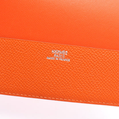 MC2 マゼラン カプシーヌ パスポートケース カードケース ヴォーエプソン オレンジ □O刻印 エルメス 財布・小物 HERMES