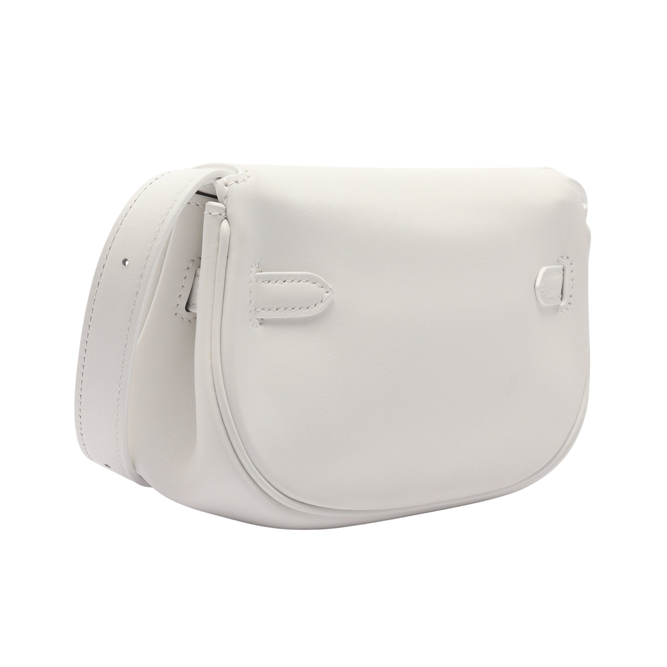 エルメス　ホワイト ミュール ストラップ付き 保存袋付き エルメスホワイト ミュール ストラップ付き 保存袋付き