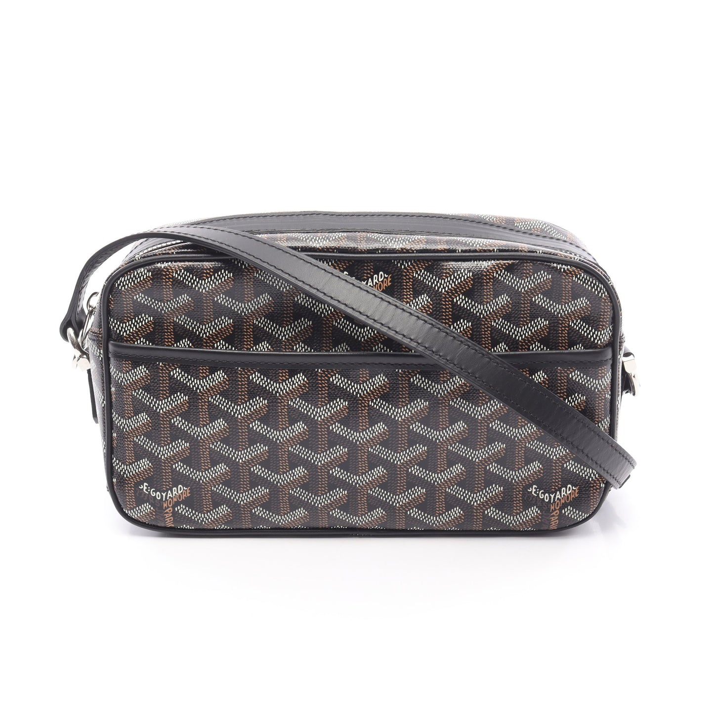 カップヴェールPM ショルダーバッグ コーティングキャンバス レザー ブラック マルチカラー ゴヤール バッグ GOYARD