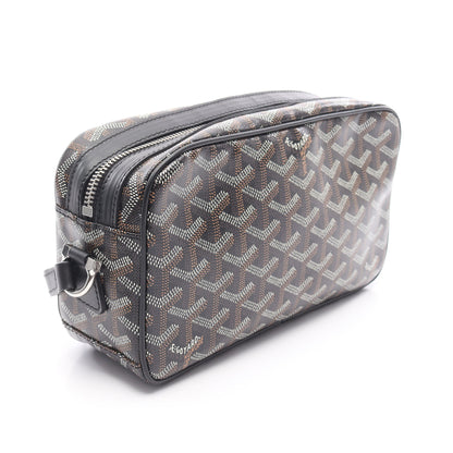 カップヴェールPM ショルダーバッグ コーティングキャンバス レザー ブラック マルチカラー ゴヤール バッグ GOYARD