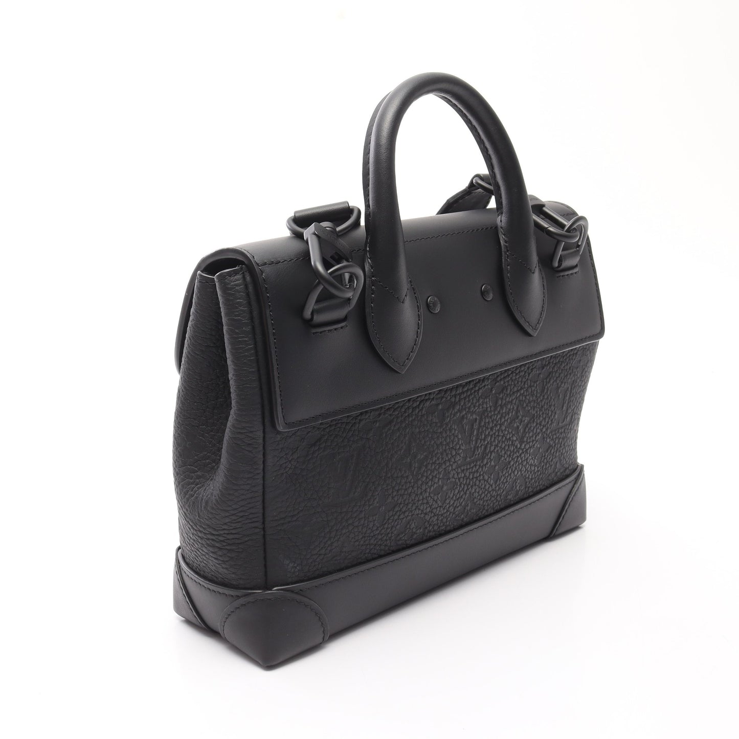 スティーマーPM モノグラムトリヨン ハンドバッグ レザー ブラック 2WAY ルイヴィトン バッグ LOUIS VUITTON
