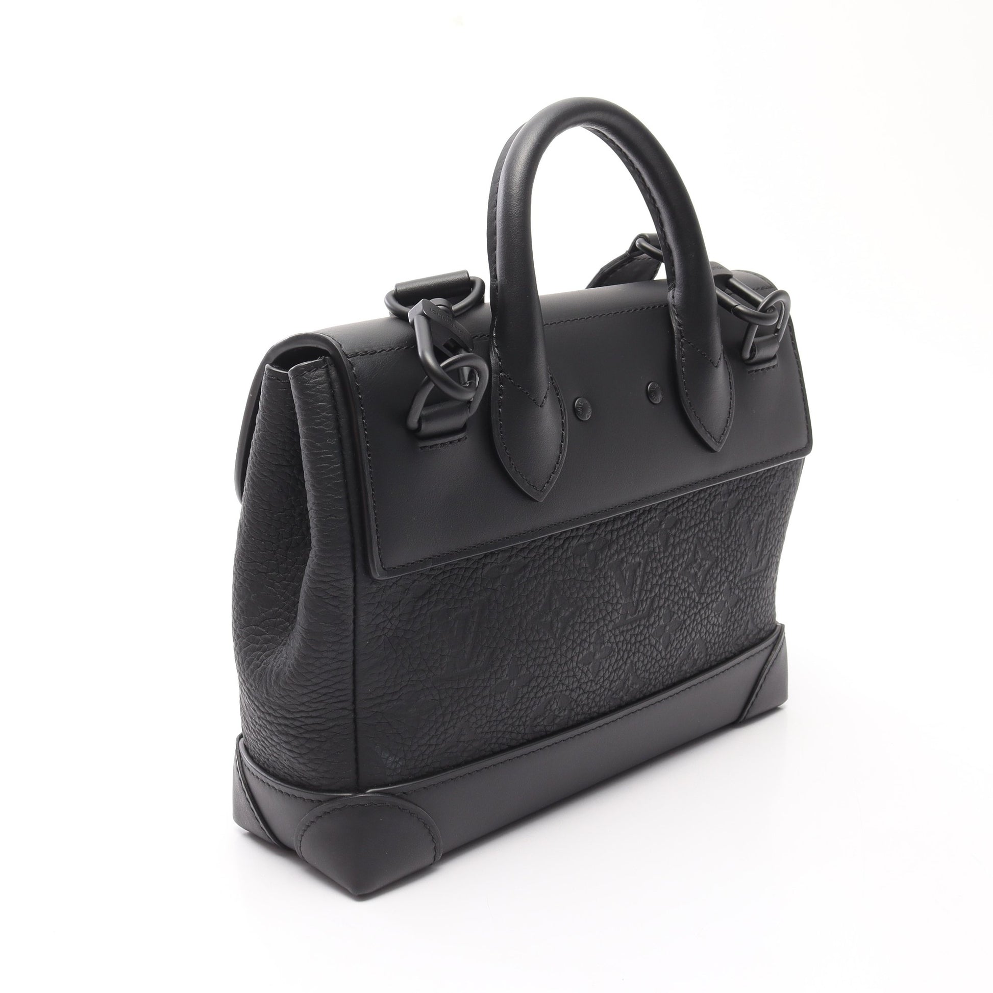 スティーマーPM モノグラムトリヨン ハンドバッグ レザー ブラック 2WAY ルイヴィトン バッグ LOUIS VUITTON