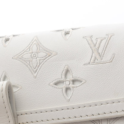 ドーフィーヌEW モノグラム チェーンショルダーバッグ レザー ホワイト 2WAY ルイヴィトン バッグ LOUIS VUITTON