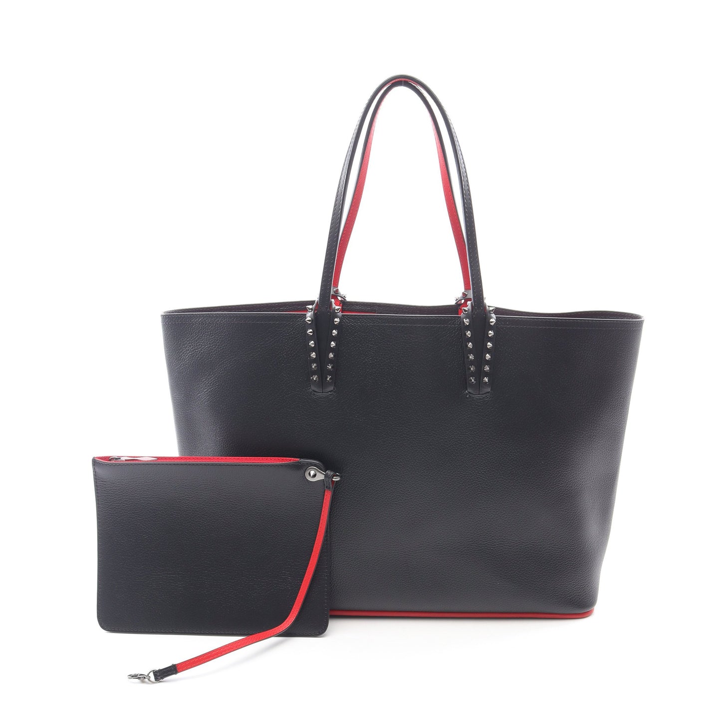 Cabata Tote Bag カバタ ハンドバッグ トートバッグ レザー ブラック クリスチャンルブタン バッグ Christian Louboutin