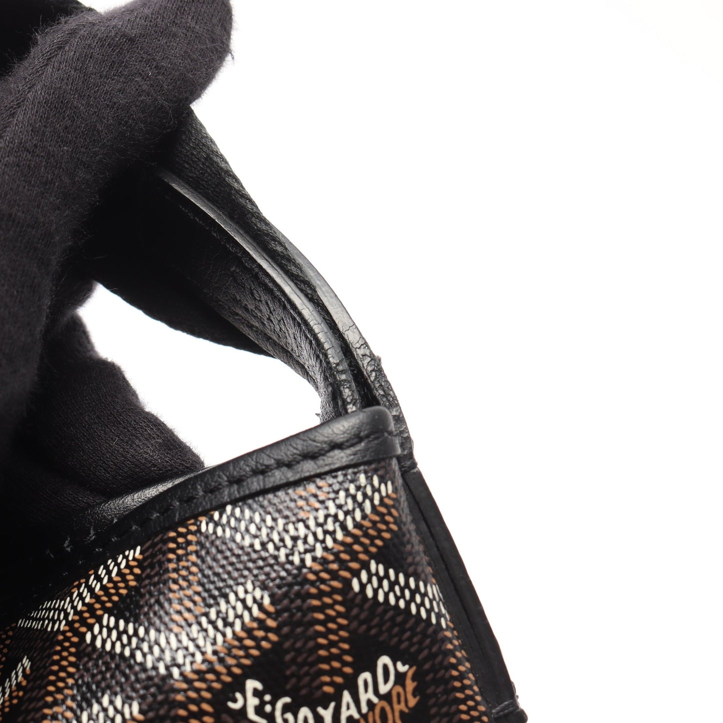 カペシアンMM ショルダーバッグ コーティングキャンバス レザー ブラック マルチカラー ゴヤール バッグ GOYARD