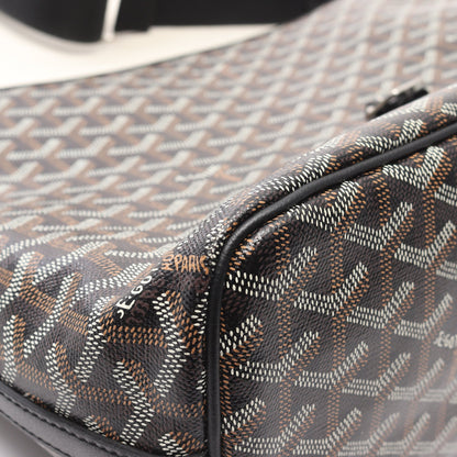 カペシアンMM ショルダーバッグ コーティングキャンバス レザー ブラック マルチカラー ゴヤール バッグ GOYARD