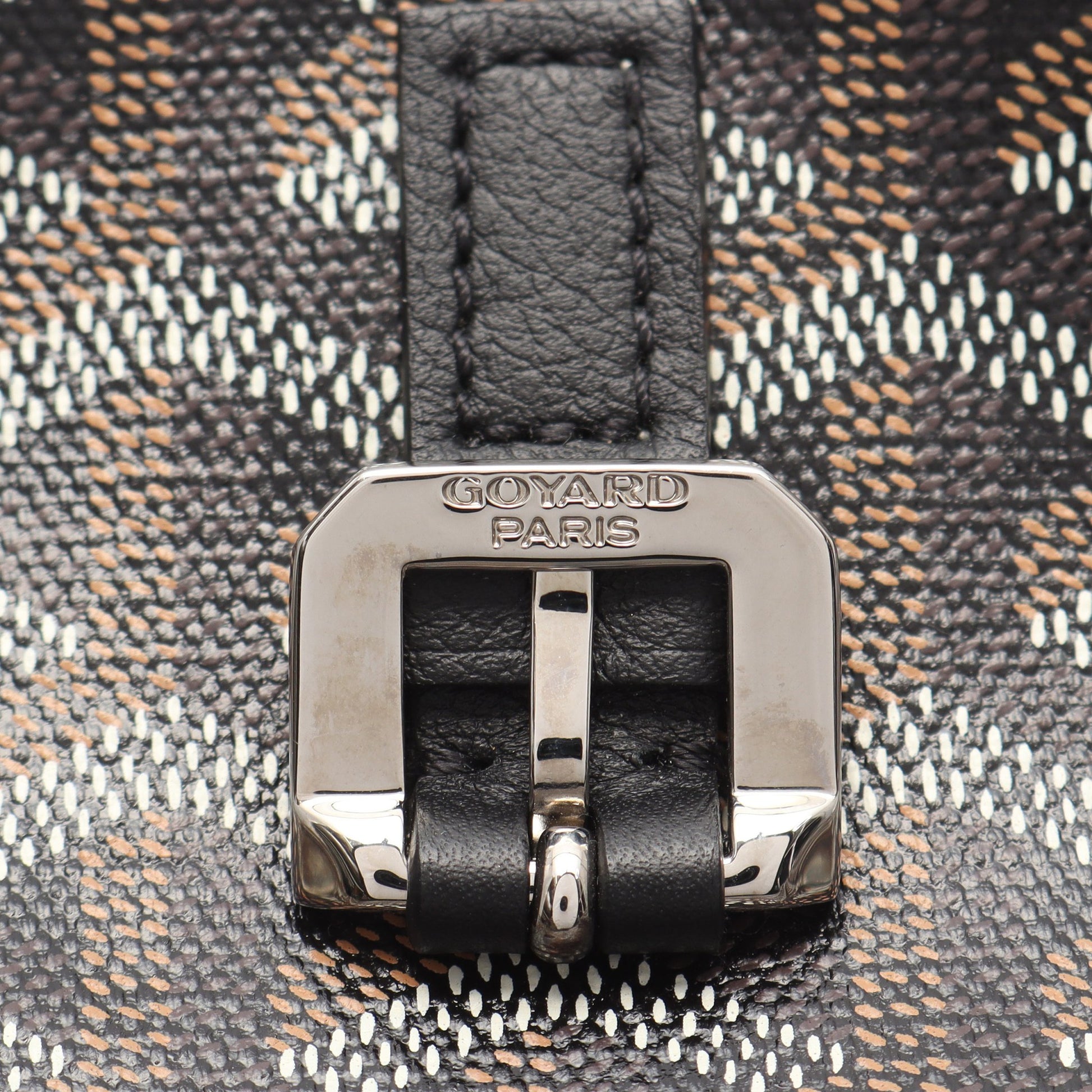 カペシアンMM ショルダーバッグ コーティングキャンバス レザー ブラック マルチカラー ゴヤール バッグ GOYARD