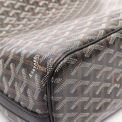 カペシアンMM ショルダーバッグ コーティングキャンバス レザー ブラック マルチカラー ゴヤール バッグ GOYARD