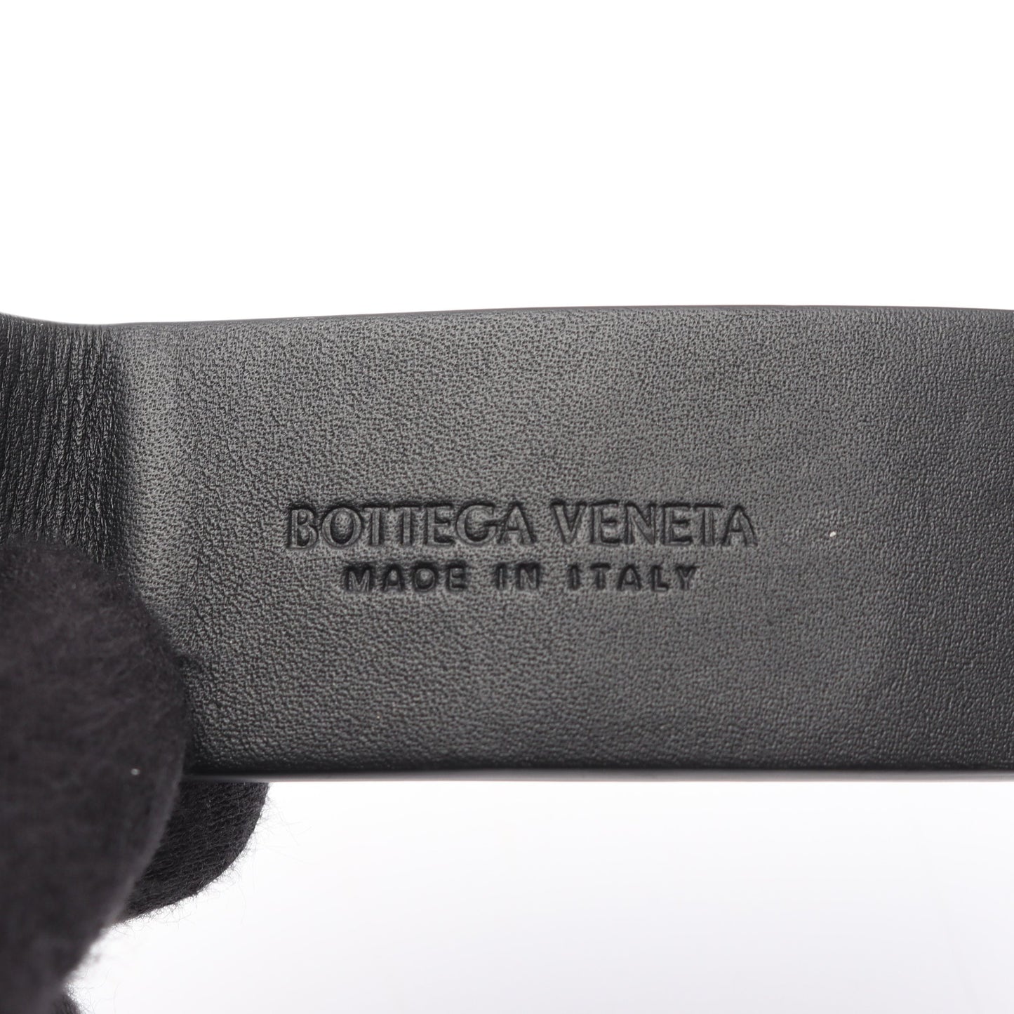 イントレチャート マネークリップ レザー ブラック ボッテガヴェネタ 財布・小物 BOTTEGA VENETA