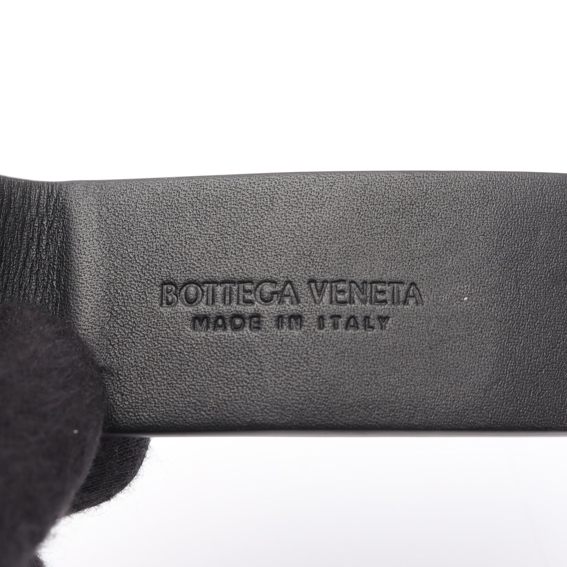 イントレチャート マネークリップ レザー ブラック ボッテガヴェネタ 財布・小物 BOTTEGA VENETA