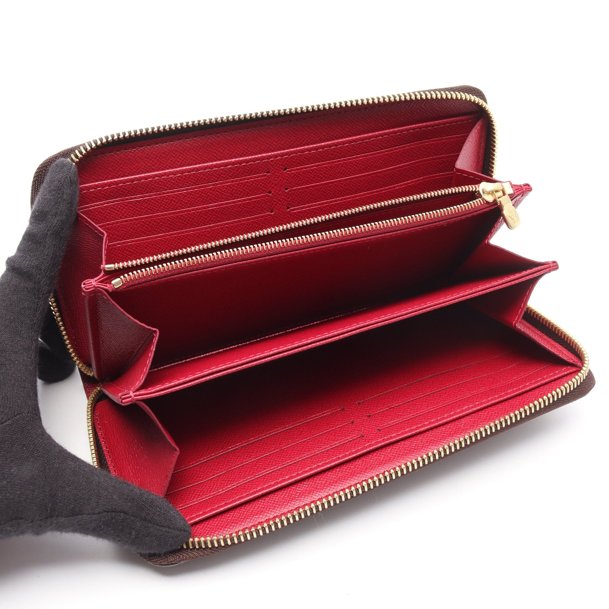 ジッピーウォレット モノグラム フューシャ ラウンドファスナー長財布  