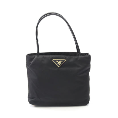 TESSUTO CITY ハンドバッグ トートバッグ ナイロン レザー ブラック プラダ バッグ PRADA