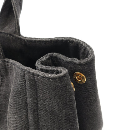 CANAPA カナパ ハンドバッグ デニム ダークグレー プラダ バッグ PRADA
