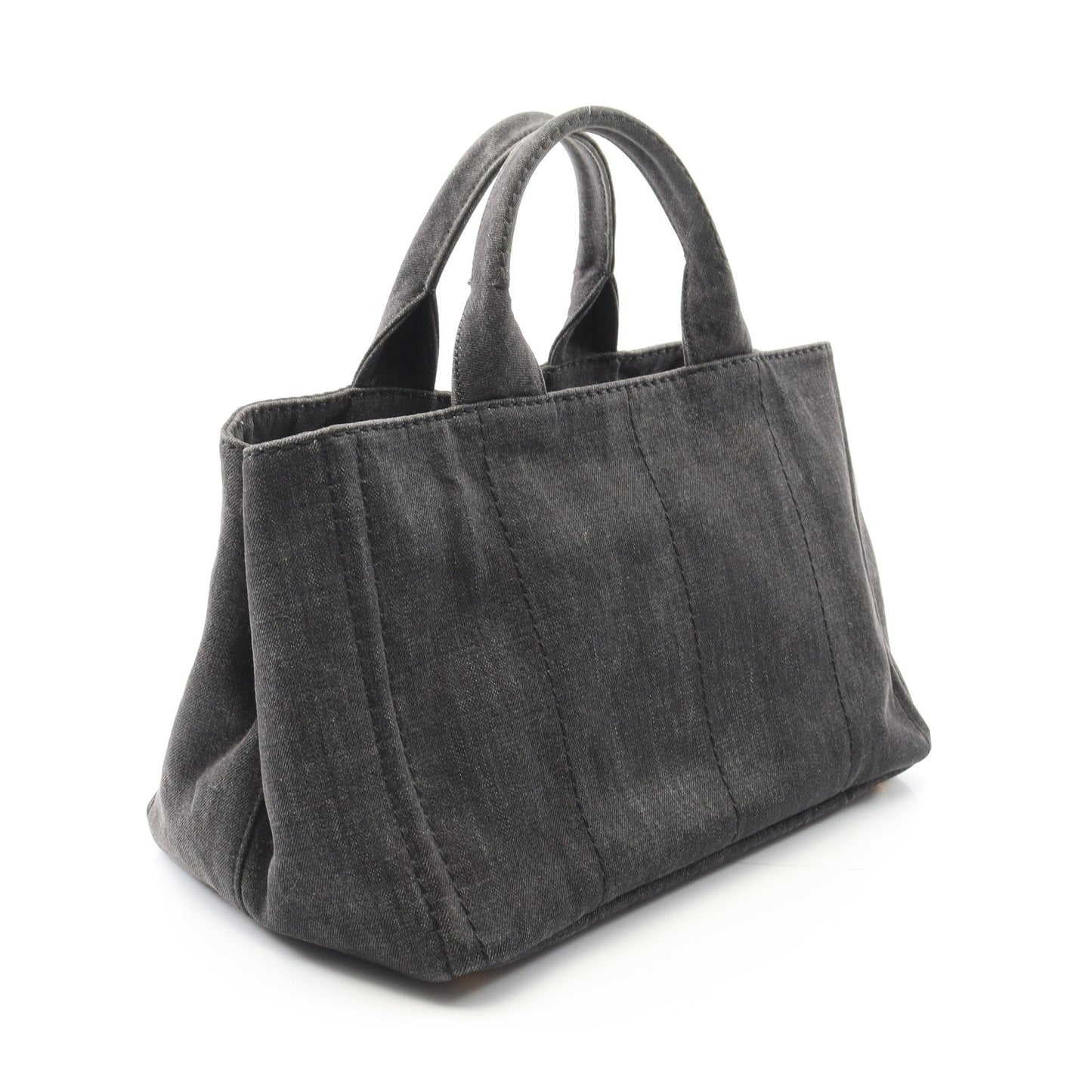 CANAPA カナパ ハンドバッグ デニム ダークグレー プラダ バッグ PRADA