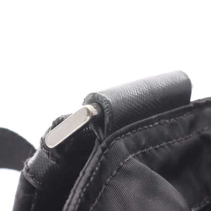 Re-Nylon ショルダーバッグ ナイロン サフィアーノレザー ブラック プラダ バッグ PRADA