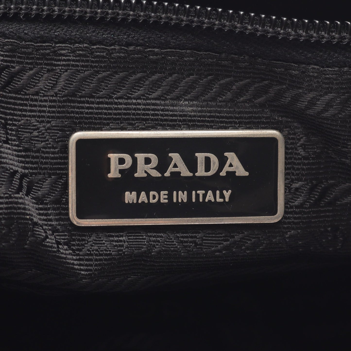 Re-Nylon ショルダーバッグ ナイロン サフィアーノレザー ブラック プラダ バッグ PRADA