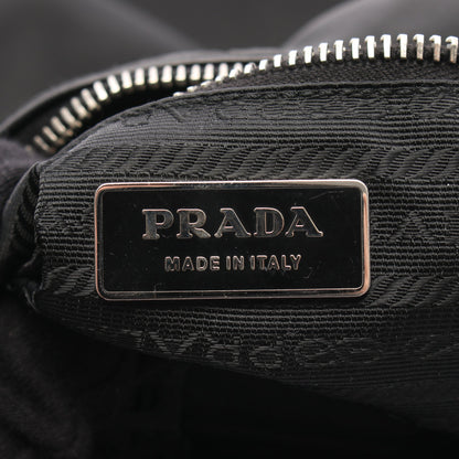 TESSUTO LIGHT ショルダーバッグ ナイロン レザー ブラック プラダ バッグ PRADA