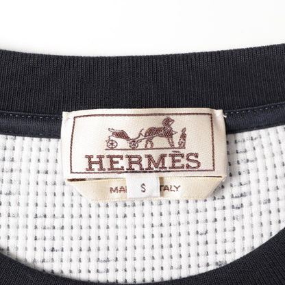 Hシネティック スウェットシャツ コットン ネイビー マルチカラー エルメス トップス HERMES