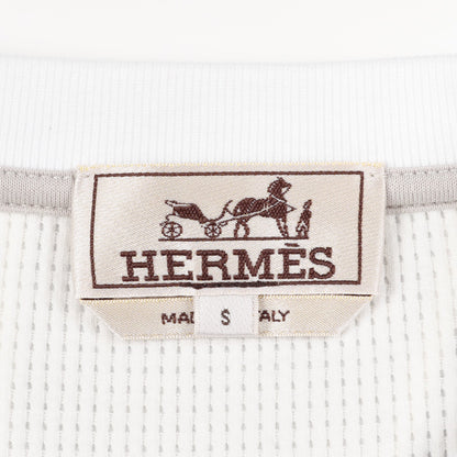 Hシネティック スウェットシャツ コットン ホワイト グレー マルチカラー エルメス トップス HERMES