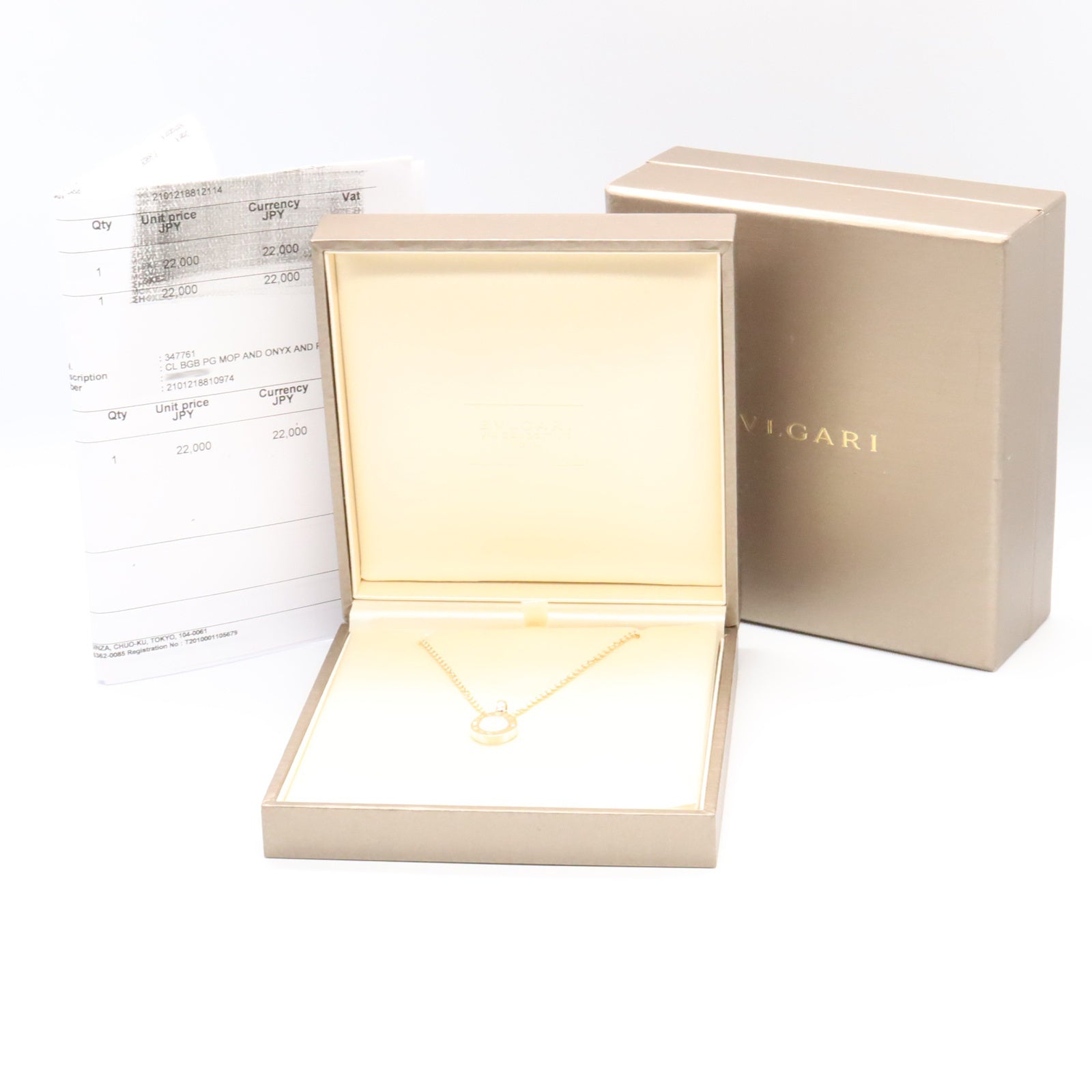 BVLGARI  ブルガリブルガリ ピアス ダイヤ・マザーオブパールK18PG BVLGARI ブルガリブルガリ ピアス ダイヤ・マザーオブパールK18PG