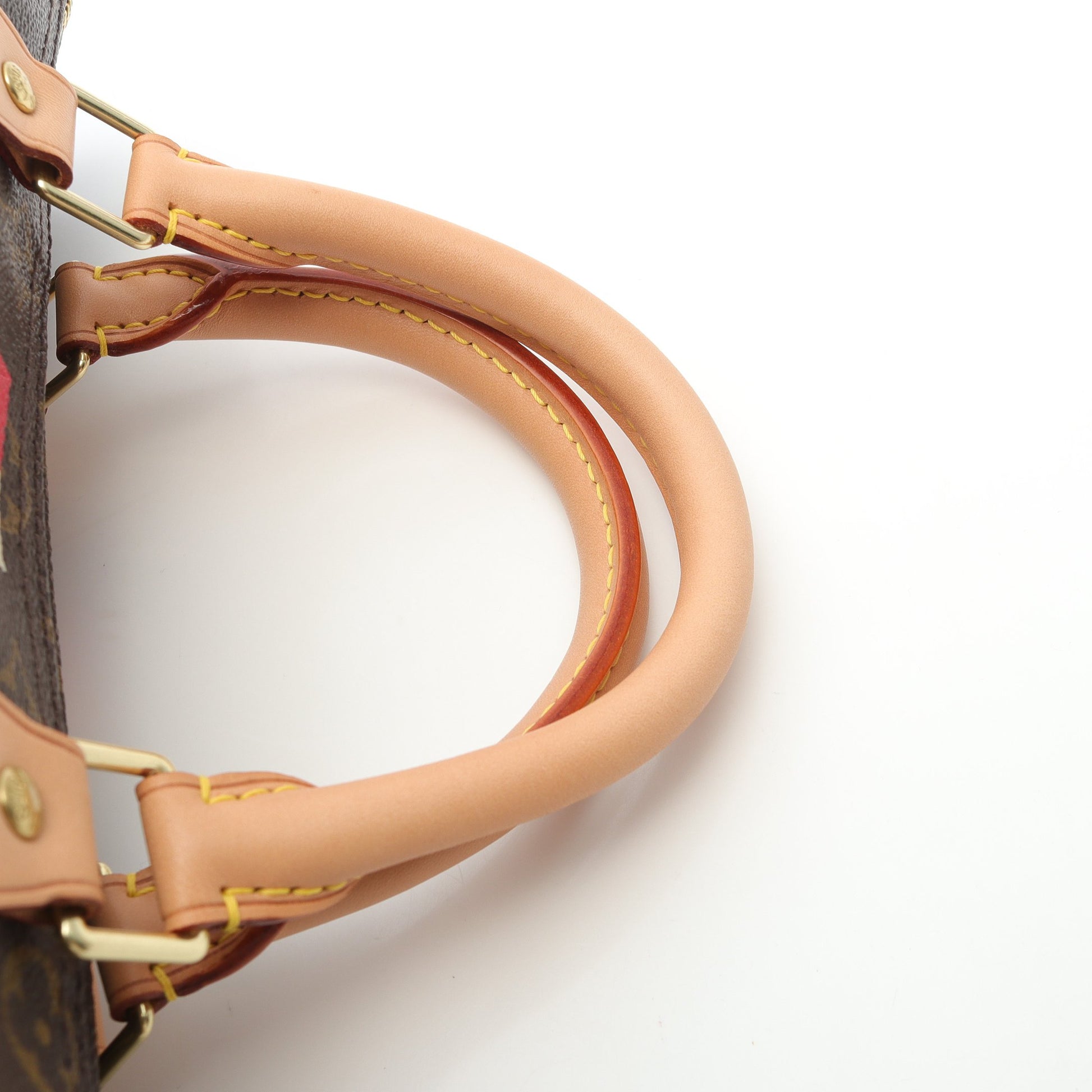 スピーディ30 モノグラム ハンドバッグ PVC レザー ブラウン ルイヴィトン バッグ LOUIS VUITTON