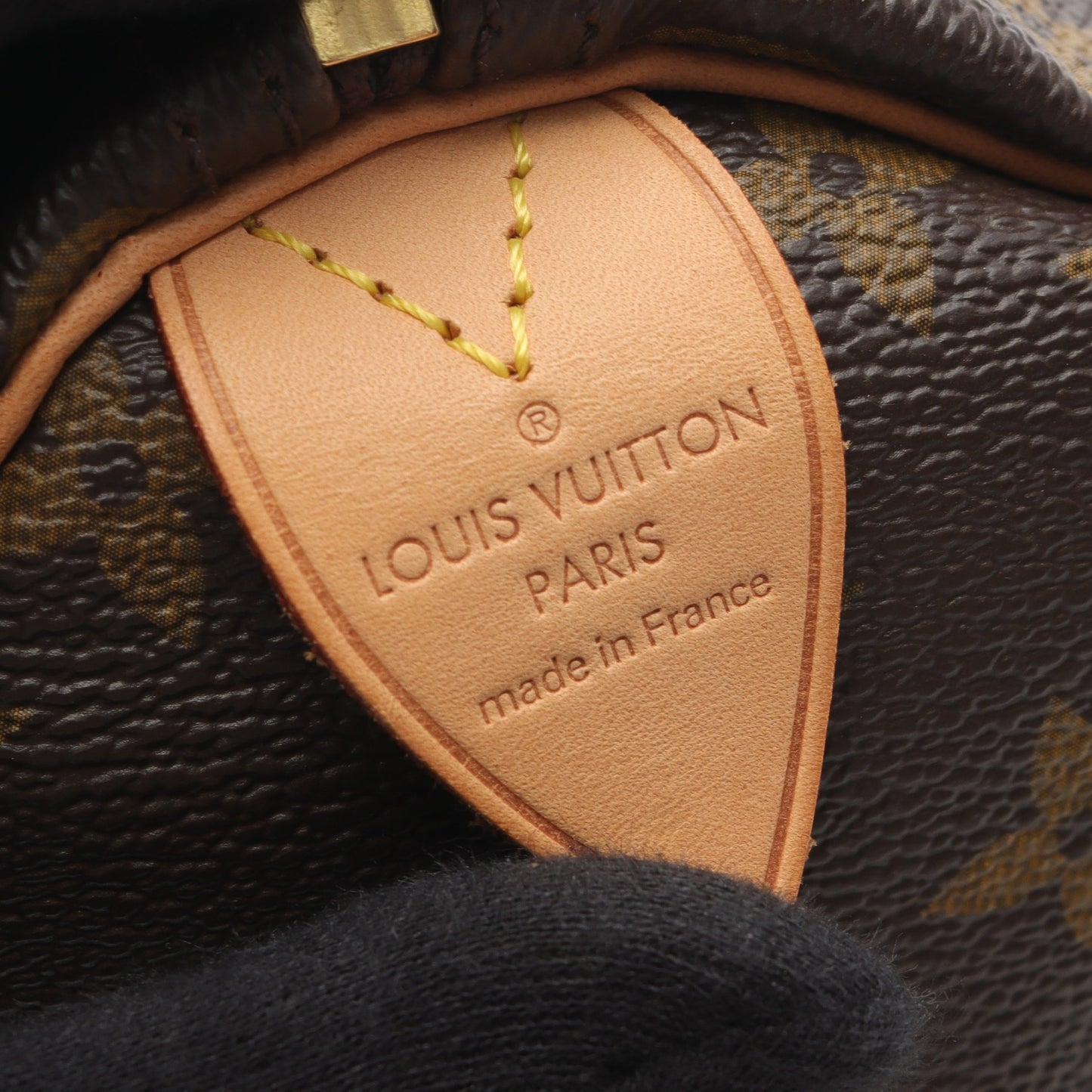 スピーディ30 モノグラム ハンドバッグ PVC レザー ブラウン ルイヴィトン バッグ LOUIS VUITTON